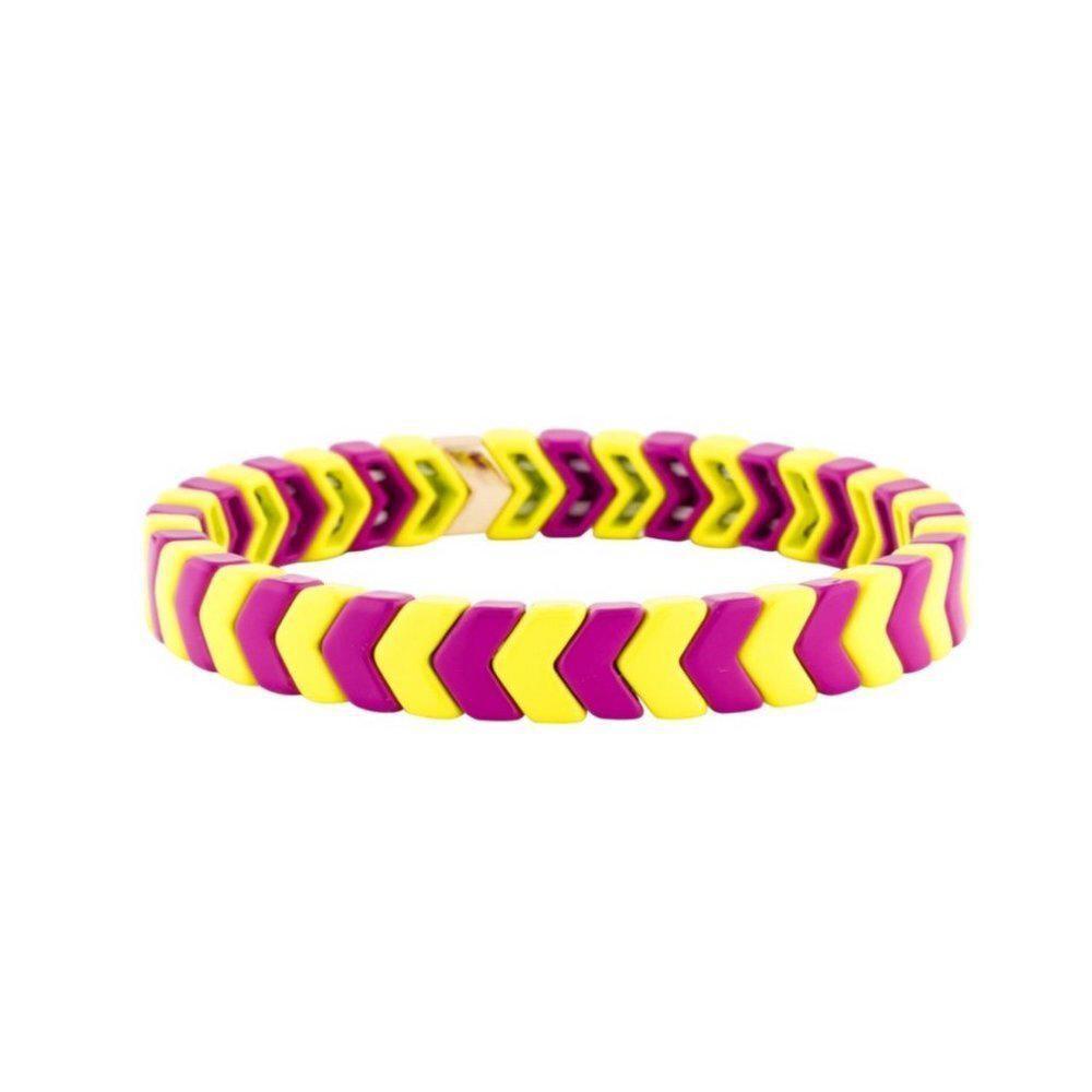 Roxanne Assoulin Friendship Brite Bracelet Chevron